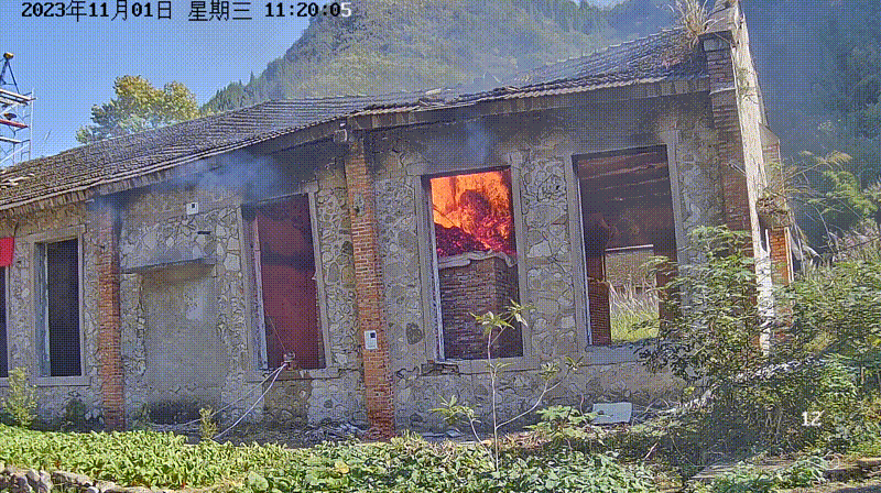 火灾倒塌户外视角1